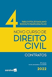 Livro Novo Curso de Direito Civil 4 - Contratos - 5ª edição 2022