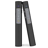 DinoFire Wireless Presenter Rechargeable Hyperlink USB Presentation Powerpoint Clicker Remote Control Slide Advancer 2.4GHz