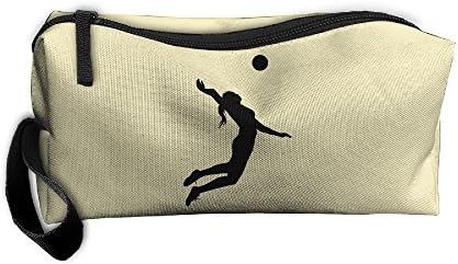 Volleyball Woman Player Multifunction Portable Make-up Mini Bag Makeup Bag Sewing Kit Medicine Bag Cosmetic Bag For Home Office Travel Camping Sport Gym Outdoor