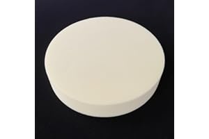 YUURO High Density Foam Round Cushion Insert Upholstery Foam Sheet for Bar Stool,Booster Chair,12"/16"/20"/24" Round Replacement Memory Foam,Cut to Any Size (1" Thick - 12"x12")
