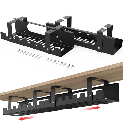 Cable Management Under Desk Tray