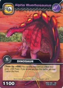 Dinosaur King TCG Alpha Dinosaurs Attack - "Alpha Wuerhosaurus" DKAA-28/100 (Common)