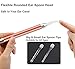 iDECO Ear Pick Set of Ear Pick Spoon and Ear Tweezers, Ear Wax Removal Tools with LED Light, Ear Cleaning Kit with Storage Box, Visible Ear Care Tool Accessories, Safe for Kids/Seniors (Rose Gold)