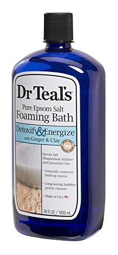 image for Dr Teal's Foaming Bath with Pure Epsom Salt, Detoxify & Energize with 