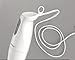 Proctor Silex Electric Immersion Hand Blender with Detachable Dishwasher Safe Handheld Blending Stick, 2-Speeds, 150 Watts, White (59738A)