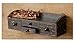 Your Heart's Delight Wooden Shelf/Cabinet with 4 Drawers, 16 by 4-1/2 by 4-1/2-Inch, Black