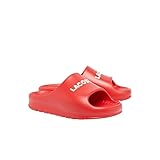 Lacoste Women's Serve Slide, Red, 10