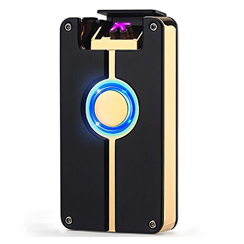 Oumosi batterie en métal Arc sans flamme Briquet avec USB Ligne pour Home