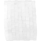 BEADIA Natural White Agate Square Stone Beads 4x4mm 85pcs Cube Loose Semi Gemstone Beads for Jewelry Making Design