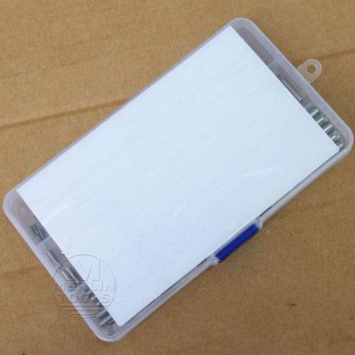 Ochoos 150Pcs 304 Stainless Steel 2mm 3mm 4mm 5mm 6mm Dowel Pin Rod with Knurl