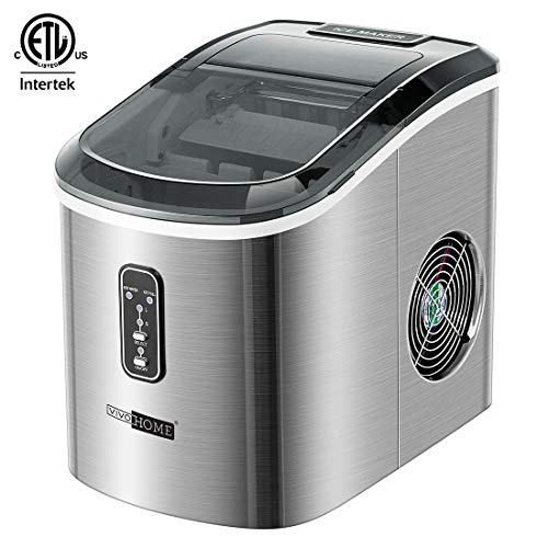 Dometic HZB12SA Compact Portable Ice Maker, Stainless Finish Makes ice