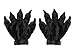 JIAHG Winter Thermal Warm Plush Gloves Christmas Halloween Costume Faux Fur Animal Cosplay Pro Dinosaur Cat Paw Claw Wolf Gloves