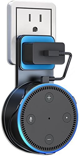 TTWO Echo Dot Holder, Portable Wall Mount Hanger Stand for Dot 2nd Generation, A Space-Saving Solution for Your Smart Home Speakers without Messy Wires or Screws