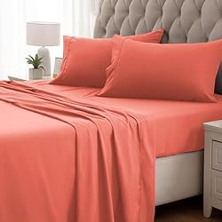 SLEEP ZONE Super Soft Cooling Queen Bed Sheets Set