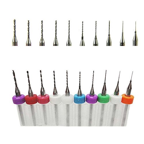 Ginode 10pcs pcb print circuit board tip spiral flute c…