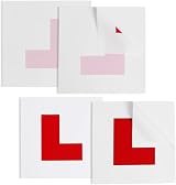 Onarway Learner Plate L Plate 4 Pack Self Adhesive & Electrostatic Car Window view 1