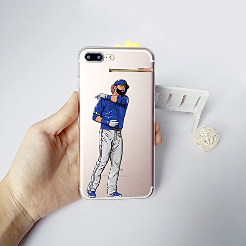 iPhone 7 / iPhone 8 Baseball Silicone Protective Transparent Thin Case (8)