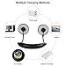 Leipple Neck Fan Portable- Neckband Fan USB Charging Hand Free - Personal Mini Sport Fan - Rechargeable with 3 Speeds Adjustable and LED Light for Sports Travel Outdoor Office Reading (Black)