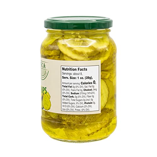 Mama Fresca Hamburger Dill Chips 16 fl oz Jar (Pack of 6) Pricepulse