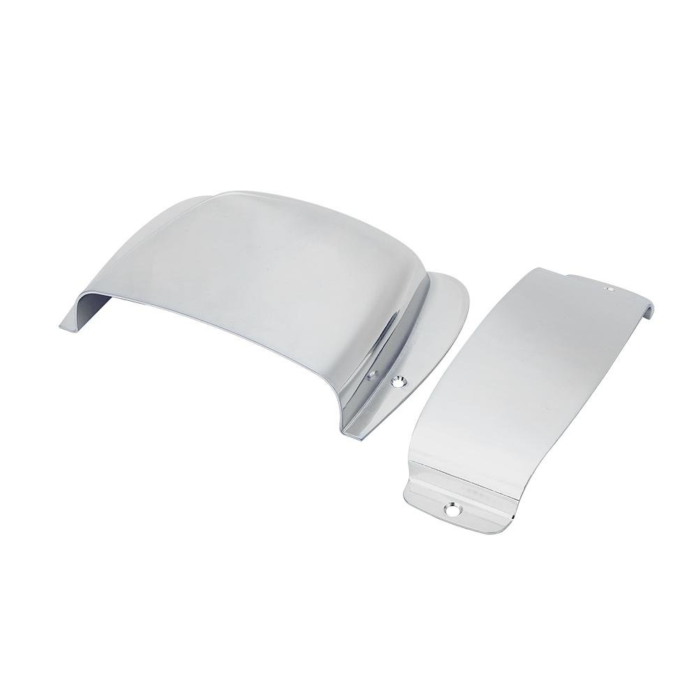 Guitar Bass Bridge Cover with Pickup Cover Zinc Alloy Guitar Bass Accessories Set for PB Bass Electric Guitar(Silver)