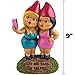 BigMouth Inc. Selfie Sisters Garden Gnome Statue, Funny Outdoor Lawn & Yard Figurine, Housewarming Gag Gift Sculpture Decorations