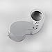 niceEshop 40 X 25mm Glass Lens Jeweler Loupe Magnifier With LED