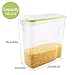 BAKHUK Cereal Storage Container - Large Sealed Cans 4L (136oz) in 4 Colors, with Stickers and Brushes, for Cereals, Flour, Coffee, Pet Food, etc.