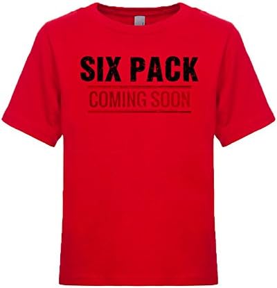 Shirtgoals Six Pack Coming Soon Unisex Kids Tee Red X-Large