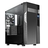 SilverStone Technology Precision Series Micro-ATX & ATX Tempered Glass Computer Case PS14B-Eg