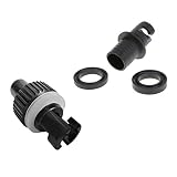 MagiDeal 2 Pieces Air Pump HR Hose Adapter Valve Adapter For Inflatable Boat Kayak