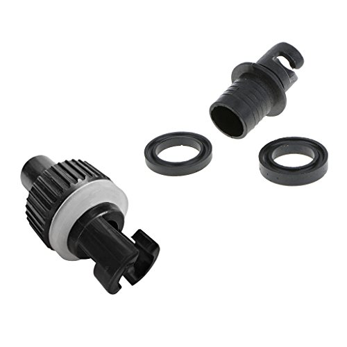 MagiDeal 2 Pieces Air Pump HR Hose Adapter Valve Adapter For Inflatable Boat Kayak