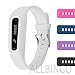 Buckle Bracelet for Fitbit One - Adjustable Wristband and Wristwatch Style - Fitbit One Silicone Replacement Secure Band with Chrome Watch Clasp and Fastener Buckle - Fix the Tracker Fall Off Problem