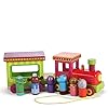 Hey Duggee 9090 Wooden Light and Sound Train, Educational Matching and Sorting Game, Age 18 Months+
