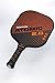 Gamma Sports 2.0 Pickleball Paddle: Mens and Womens Textured Fiberglass Face Pickle-Ball Racquet - Indoor and Outdoor Racket: Atomic Orange, ~8 oz, One Size