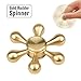 Buylen For Rudder Spinner Fidget Brass Rainbow EDC ADHD Foucus Toy With Six Wings High Speed Bearing ,Smoother and Longer Rotation,Anxiety Relief Toys