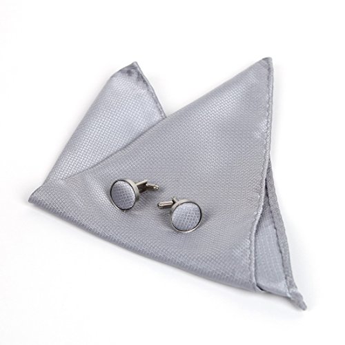 VS1002-S Mens Silver Vest Tie Cufflinks Hanky Bowtie Christmas Gifts By Y&G