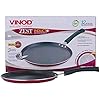 Vinod-Cookware-Zest-Non-Stick-Induction-Friendly-Dosa-Tawa-Diameter-25CM-Thick-4mm Vinod Pancake Pan Non Stick Crepe Pan, Chapati, Roti & Dosa Tawa for Induction Hob, Gas & Ceramic Stoves, Scratch…