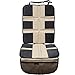 Car Seat Protector by Shmidt'S - Luxury Car Seat Cover Summer/Winter for Baby & Child - Anti-Slip, Heavy Duty Car Seat Mat Protector for Infants W/Upholstery, Beige/Tan