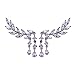 Becoler Leaves Tassel Ear Stud Ear Drop Earings