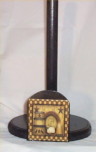 Primitive Papertowel Holder Wood Handcrafted Country Kitchen Decor New