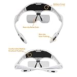 MagniPros-LED-Illuminated-Headband-Magnifier-Visor-with-Bonus-Cleaning-Cloth-and-5-Detachable-Lenses-1X-15X-2X-25X-35X-Upgraded-Version-Hands-Free-Head-Worn-Lighted-Magnifying-Glass