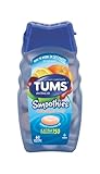 Tums Smoothies Assorted Fruit, Extra Strength 750, 60 Chewable Tablets