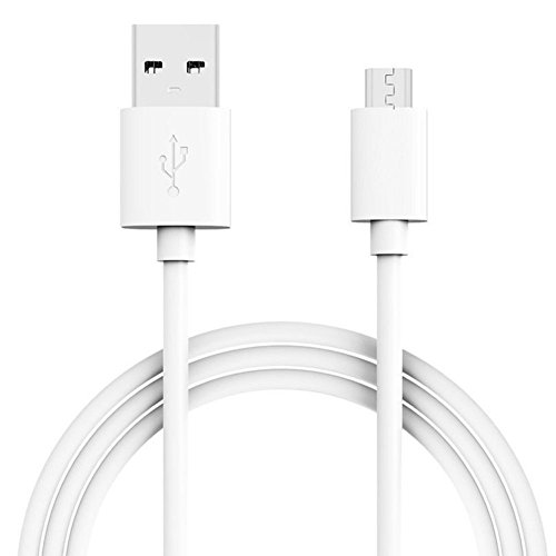 Micro USB Cable Android Charger Cable Fast Charge, Durable Micro USB Charging Cable 10FT Long USB to Micro USB Cable, USB Micro Cable for Samsung Galaxy S7 Edge/S7/S6/LG/Kindle Charger Cord/PS4-White