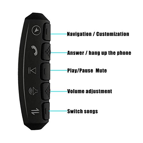 YOUNGFLY Car Steering Wheel Remote Control Android Wireless Led Universal 10 Buttons