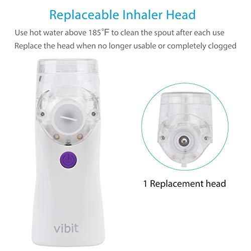Vibit Handheld Rechargeable Cool Mist Humidifier Machine for Adults and Kids - Thumbnail 2