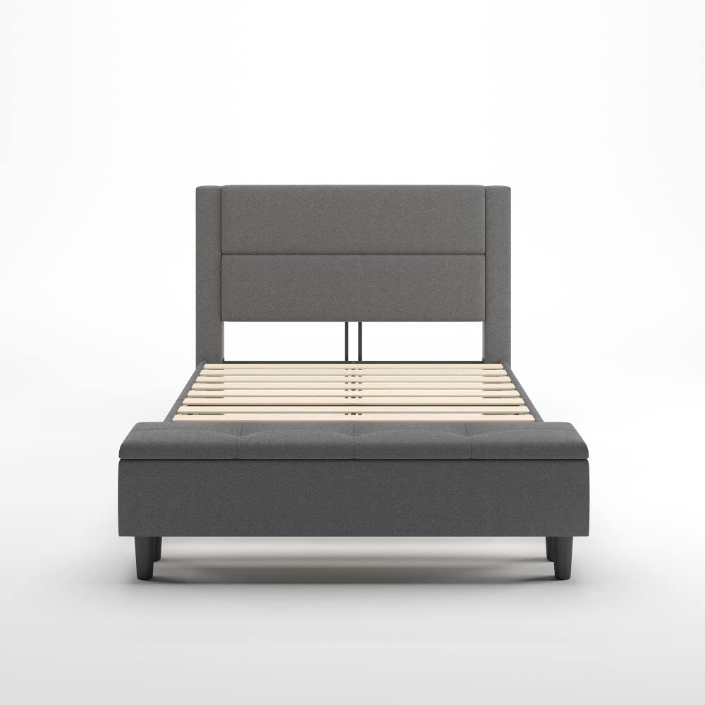 Mua ZINUS Upholstered Bed Frame, Single Wanda Platform Bed with Storage