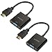 HDMI to VGA, UYOOE HDMI to VGA Adapter Male to Female 1080P Gold-Plated Converter for Computer, Desktop, Laptop, PC, Monitor, Projector, HDTV, Chromebook, Raspberry Pi, Roku, Xbox and More - 3 Pack