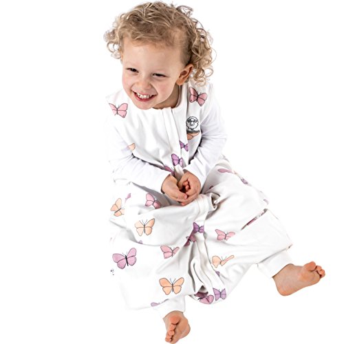 Woolino Season Baby Sleeping Sack with feet, Merino Wool Walker