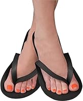black pedicure slippers