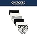 CHEROKEE Women's 6 Piece Ladies Microfiber Brief Underwear, White/Black/Print, S